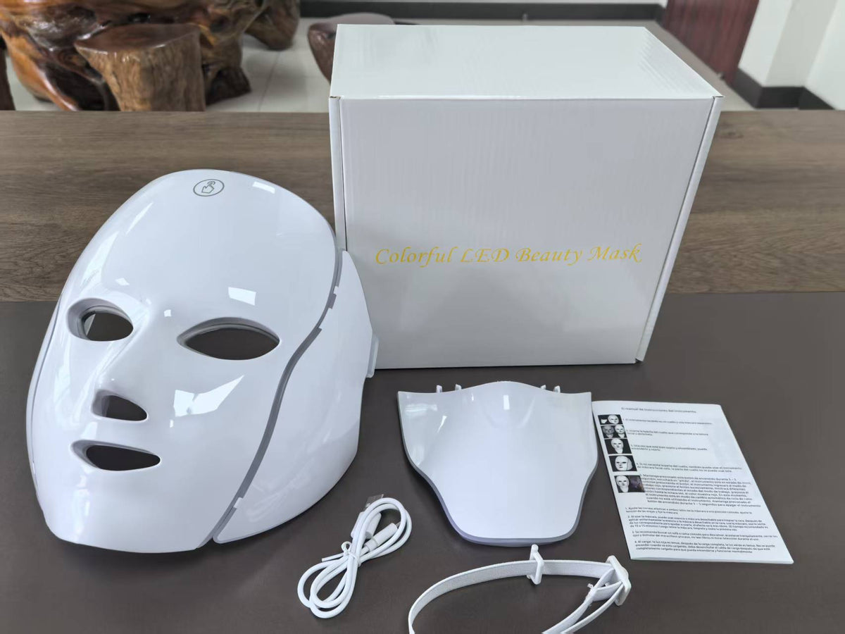 LED Facial Mask Skin Rejuvenation Device front view