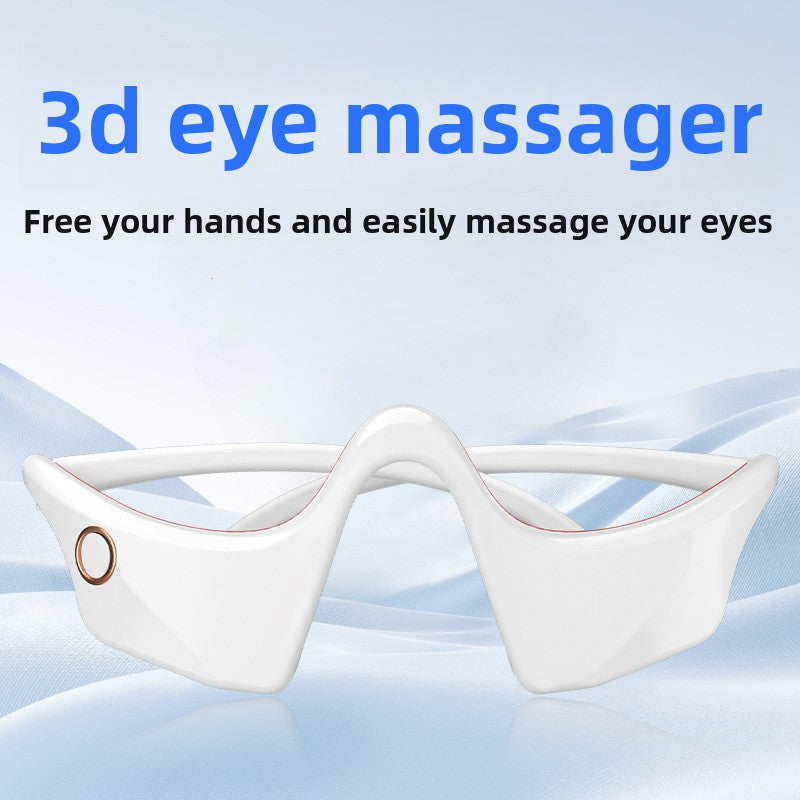 3D Heating Vibrating Eye Massager with Light Therapy
